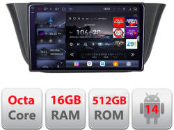 Edotec Navigatie Android Iveco Daily 2019+ cu GPS, QLED 2K, 16GB RAM si 512GB (KIT-daily-20+EDT-E809-2K)