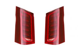 General Set stopuri LED tip Maybach pentru Mercedes V-Class W447 2014-2024, rosii (ABMETX6009450)