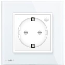 LIVOLO Priza inteligenta pentru perete Livolo ZigBee, 16A, Wi-Fi, Compatibil cu Alexa si Google Home SmartElectro IntelligentHouse (VL-FCTC16AZ-2WP-11)