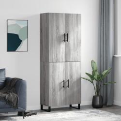 vidaXL Dulap înalt, gri sonoma, 69, 5x34x180 cm, lemn compozit GartenMobel Dekor (3195705) Comoda
