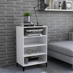 vidaXL Servanta, alb extralucios, 57x35x90 cm, PAL GartenMobel Dekor (806136) Comoda