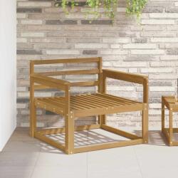 vidaXL Canapea Medie pentru Exterior Lemn Solid de Acacia Alb GartenMobel Dekor (3438998) Canapea