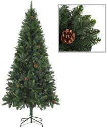vidaXL Brad de Craciun artificial cu conuri de pin, verde, 180 cm GartenMobel Dekor (284315)