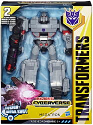 Hasbro Figurina Transformers Cyberverse Megatron Fusion Mega Shot, 23 cm (E1885_E2066) Figurina