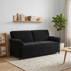 vidaXL Sofa cu 3 locuri Negru 198 x 83 x 95 cm Catifea GartenMobel Dekor (42033973) Canapea
