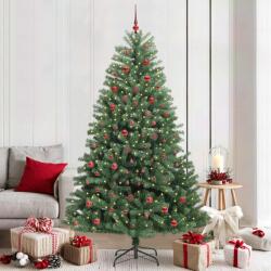 vidaXL Brad de Craciun artificial cu ramuri articulare Verde 210 cm GartenMobel Dekor (3395496)