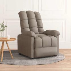 vidaXL Fotoliu rabatabil, gri taupe, material textil GartenMobel Dekor (289804)