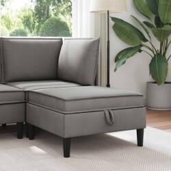 vidaXL Taburet cu depozitare Gri închis Catifea GartenMobel Dekor (42027148) Canapea