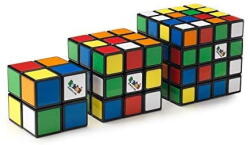 Spin Master Set original cuburi Rubik Trio 2x2, 3x3 si 4x4 pentru copii 8+ (6062799)