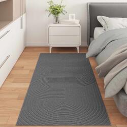vidaXL Covor modern de interior antracit 150x80 cm, antiderapant, model zen (42022609) Covor