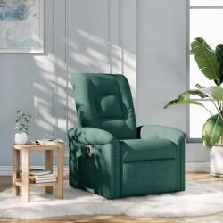 vidaXL Fotoliu rabatabil, verde închis, material textil GartenMobel Dekor (4015622)