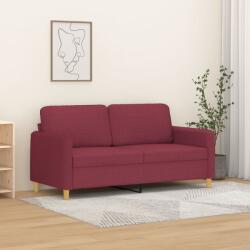 vidaXL Canapea cu 2 locuri, rosu vin, 140 cm, material textil GartenMobel Dekor (359484) Canapea