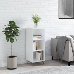 vidaXL Dulap cu rafturi, alb extralucios, 34, 5x32, 5x90cm lemn compozit GartenMobel Dekor (828702) Comoda
