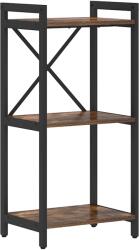 vidaXL Raft pentru carti Stejar fumuriu 40 x 30 x 85 cm Lemn compozit GartenMobel Dekor (868367) Biblioteca