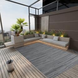 vidaXL Covor de exterior, antracit, 140x200 cm, PP GartenMobel Dekor (317022)