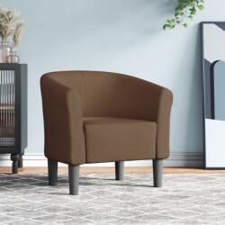 vidaXL Fotoliu tip cuva, maro, material textil GartenMobel Dekor (356428)