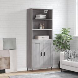 vidaXL Dulap înalt, gri sonoma, 69, 5x34x180 cm, lemn compozit GartenMobel Dekor (3189979) Comoda