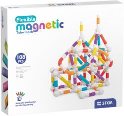 Bufnitel Set de constructie magnetic STEM cu tuburi flexibile, 108 piese (CH1456)