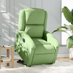 vidaXL Fotoliu electric rabatabil cu ridicare, verde deschis, catifea GartenMobel Dekor (3204325)
