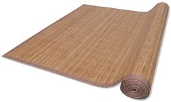 Hessa Covor din Bambus cu Strat PVC Antiderapant, Dreptunghiular 300x80 cm, Culoare Maro Deschis (241338) Covor