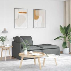vidaXL Canapea modulara cu taburet si perne material textil gri închis GartenMobel Dekor (3321208) Canapea