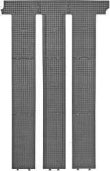 RapidAuto Set covorase auto cauciuc VW T5/T6 Multivan randurile 2+3, negre (RMCIKVW000032)