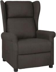 vidaXL Fotoliu rabatabil, gri taupe, material textil GartenMobel Dekor (340957)