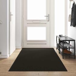 vidaXL Covoras de intrare Negru 120 x 350 cm 100% Poliamida GartenMobel Dekor (4100762) Pres