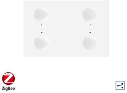 LIVOLO Modul intrerupator cvadruplu cap scara / cap cruce cu touch Livolo, protocol ZigBee, standard Italian, Serie noua SmartElectro IntelligentHouse (C9-VL-FC4SZ-3WP)