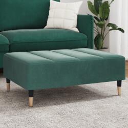 vidaXL Taburet, verde închis, 77x55x31 cm, catifea GartenMobel Dekor (4007395)