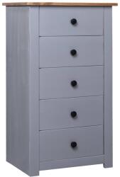vidaXL Dulap, gri, 46x40x89 cm, lemn de pin, gama Panama GartenMobel Dekor (282650) Comoda