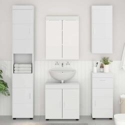 vidaXL Set de mobilier pentru baie TULUM 5 pcs Alb 60 x 34 x 63 cm GartenMobel Dekor (3398054)
