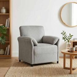 vidaXL Sofa cu un loc Gri deschis 88 x 83 x 95 cm Catifea GartenMobel Dekor (42033925) Canapea