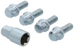 Carpoint Set prezoane antifurt Carpoint M12x1, 5x26 mm conic pentru BMW, Dacia, Ford (520502)