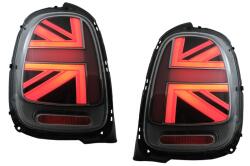 KITT Stopuri LED MINI F55 F56 F57 JCW Design rosu fumuriu 2014-2018 (TLMINIF55RS)