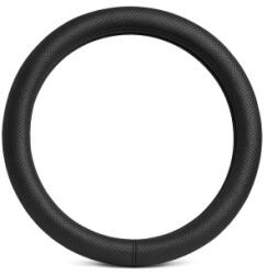  Husa volan 4XL din imitatie piele perforata, neagra, diametru 50 cm (A122) (160721-9)