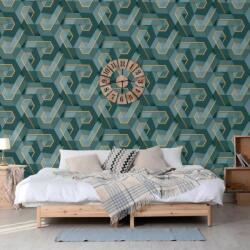 vidaXL DUTCH WALLCOVERINGS Tapet „Onyx, verde si auriu GartenMobel Dekor (442578)