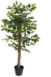 vidaXL Lamai artificial cu 3 trunchiuri, verde, 120 cm, PP GartenMobel Dekor (4010677)
