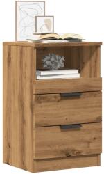 vidaXL Noptiere, 2 buc. , stejar artizanal, 40x36x65 cm, lemn prelucrat GartenMobel Dekor (856847)