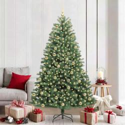vidaXL Brad de Craciun artificial cu ramuri articulare Verde 210 cm GartenMobel Dekor (3395500)