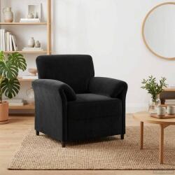vidaXL Sofa cu un loc Negru 88 x 83 x 95 cm Catifea GartenMobel Dekor (42033931) Canapea