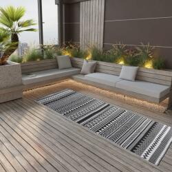 vidaXL Covor de exterior, negru, 80x250 cm, PP GartenMobel Dekor (316920)
