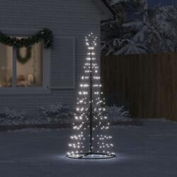 vidaXL Pom de Craciun LED 200 LED-uri Alb Rece 180 cm GartenMobel Dekor (4016449)