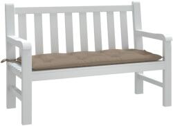 vidaXL Perna banca de gradina, gri taupe, 120x50x7 cm, material oxford GartenMobel Dekor (361591)