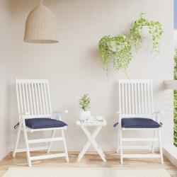 vidaXL Perne de scaun 2 buc. bleumarin 40x40x7 cm textil oxford GartenMobel Dekor (378855)