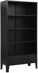 vidaXL Biblioteca, negru, 90 x 40 x 180 cm, otel, industrial GartenMobel Dekor (145360) Biblioteca