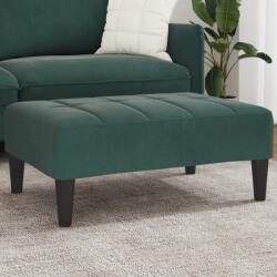 vidaXL Taburet, verde închis, 77x55x31 cm, catifea GartenMobel Dekor (4007386)