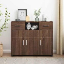 vidaXL Dulap din Lemn Stejar închis 88, 5 x 30, 5 x 73 cm Lemn compozit GartenMobel Dekor (880288)