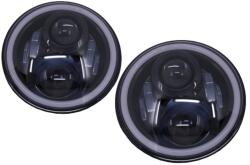 KITT Faruri Full LED CREE cu dublu proiector pentru Jeep Wrangler, Defender, W463 (HLU7INCHB)