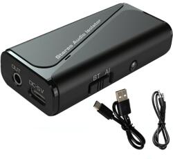 Techstar Adaptor Audio Bluetooth 2 in 1 Techstar M29, Versiune 5.4, Izolator de Zgomot, Anti-interferenta, Sunet Clar, Compatibil cu Jack 3.5mm, Sistem Audio Auto si Stereo Acasa, Portabil, Cablu Type-C Inclus